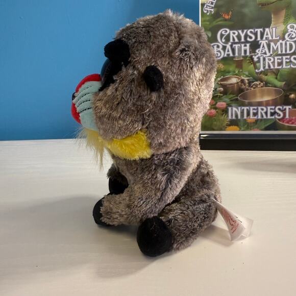 TY Beanie Boo Wasabi Mandrill Plush 6 Inch EUC Retired Soft Toy Collector - Picture 4 of 5